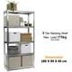 5 Tier Racking Shelf Heavy Duty Garage Shelving Storage Shelves Unit 180x90x40cm