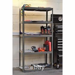 5 Tier Racking Shelf Heavy Duty Garage Shelving Storage Shelves Unit 180x90x45cm
