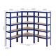 5 Tier Racking Shelf Heavy Duty Garage Shelving Work Bench Storage Shelves Units