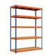 5 Tier Steel Shelving Heavy Duty Garage Storage Racking 3000mm H X 1500mm W