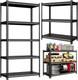 5 Tiers Industrial Shelving Unit, Heavy Duty Storage Racking, 350kg Udl Organiser