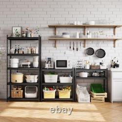 5 Tiers Industrial Shelving Unit, Heavy Duty Storage Racking, 350kg UDL Organiser