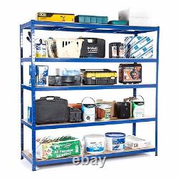 5 X Heavy Duty Garage Racking Shelving Unit 200KG UDL 1800mm x 1800mm x 600mm