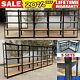 5x Storage Shelving Unit Heavy Duty Garage Metal Shelf Rack Warehouse Industrial