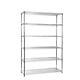 6 Tier Garage, Catering, Office Chrome Wire Shelving Unit H1800 X W1200 X D450