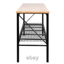 90 Heavy Duty Work Bench 228 94 61 CM Workstation Table With Lower Shelf