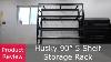 90 Inch Husky 5 Shelf Storage Rack Review Heavy Duty Storage Shelving