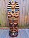 A Stunning Egyptian Sarcophagus Statues Shelving Units For Storage Books, Cd, Ga