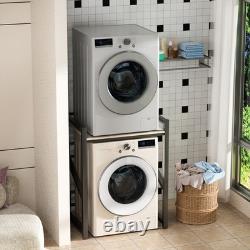 Adjustable Heavy Duty Iron Standing Storage, Washer Dryer Stacking Rack Stand