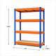 Anco Heavy Duty Rivet Racking Blue & Orange Great Condition