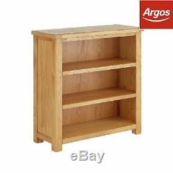Argos Home Kent 3 Shelf Small Oak Bookcase Oak Veneer