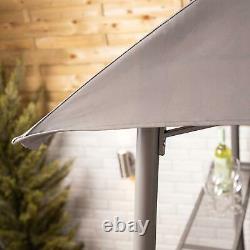 BBQ Grill Gazebo Tent Canopy Steel Frame with Side Shelves and Ventilation