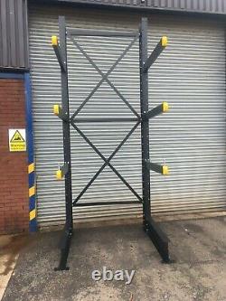 BRAND NEW HEAVY DUTY CANTILEVER RACKING 5 POST RUN 4000mm TALL 1000KG UDL ARMS