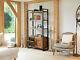 Baumhaus Urban Chic Large Bookcase With Storage & Sliding Doors- Reclaimed Wood