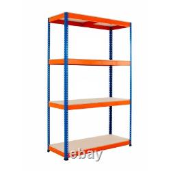 BiGDUG 4 Tier Racking Heavy Duty Steel Shelving Unit 1320kg 244h cm Warehouse