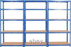 BiGDUG Heavy Duty Garage Shelving Unit 3 Bay 179x90x45 cm 200kg UDL Per Shel