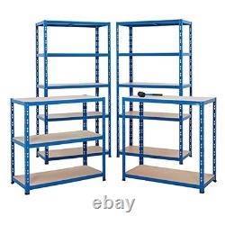 BiGDUG Heavy Duty Garage Shelving Unit 3 Bay 179x90x45 cm 200kg UDL Per Shelf