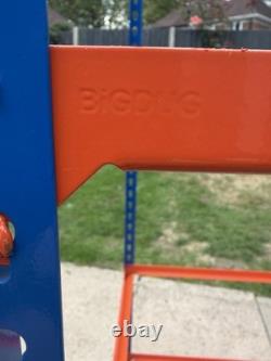 BiGDUG Heavy Duty Racking garage, home shop 5 Shelf Blue & Orange 198cm High