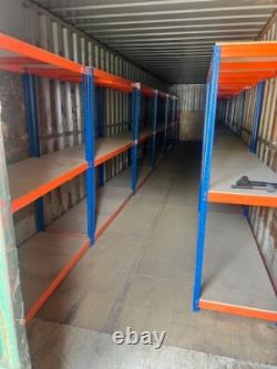 BiGDUG Warehouse Shelving Racking Set of 6 Bays with 3 Shelves each USED