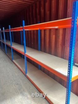 BiGDUG Warehouse Shelving Racking Set of 6 Bays with 3 Shelves each USED