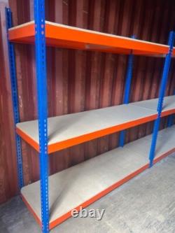 BiGDUG Warehouse Shelving Racking Set of 6 Bays with 3 Shelves each USED