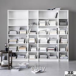 Billy Shelf Bookcase Shelving Unit Storage Shelf Heavy Duty white 80x28x202 cm