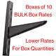 Black Twin Slot Shelving System Matt Black Uprights Brackets Bulk Buy Box Of 10