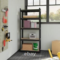 Boltless 5-Tier Heavy Duty Racking Steel Garage Shelving Corner Storage 3 Racks