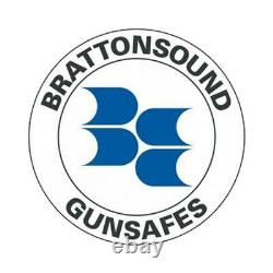 Brattonsound SS9+ 9 Gun Cabinet With Storage Shelf Heavy Duty Gun Safe
