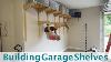 Building Garage Shelves Cantilevered Shelf Brackets