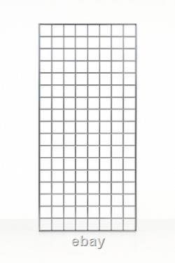 Chrome Corner Grid Mesh Shelf Heavy Duty Wire Retail Shop Display Stand