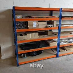 Clearance Warehouse Shelving Racking Garage Metal Steel Shelf Unit 180x150x60 cm