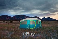 Colman 8-Person Cabin Tent With Closet Shelves Hanger Bar