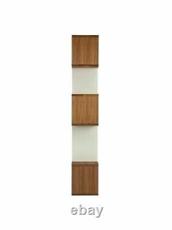Content By TERENCE CONRAN Counterbalance Tall SHELVING IN LACQUERED OAK/WHITE