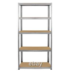 Corner Racking & 4 x 90cm Shelves Shelving Unit Boltless Heavy Duty Storage