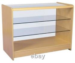 Counters Retail Shop Display Cabinet Glass Shelf Showcase Heavy Duty RRP £290