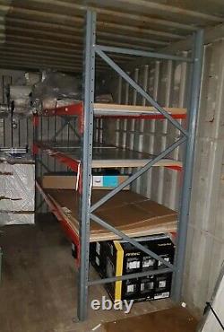 Dexion Heavy Duty Industrial Factory Pallet Racking Shelving Bay 4 Shelves