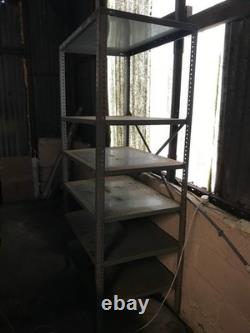 Dexion Heavy Duty Shelving Racking Steel Storage Industrial Garage Vintage Old