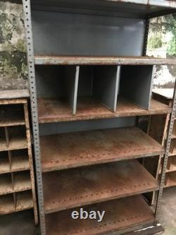 Dexion Heavy Duty Shelving Racking Steel Storage Industrial Garage Vintage Old