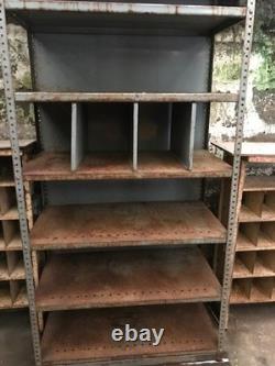 Dexion Heavy Duty Shelving Racking Steel Storage Industrial Garage Vintage Old