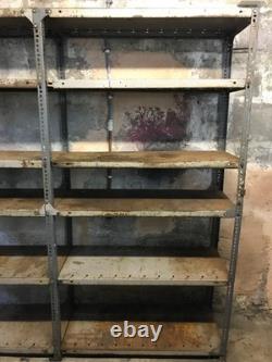 Dexion Heavy Duty Shelving Racking Steel Storage Industrial Garage Vintage Old