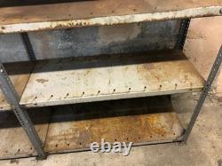 Dexion Heavy Duty Shelving Racking Steel Storage Industrial Garage Vintage Old