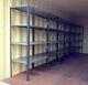 Dexion Type Metal Shelving, Heavy Duty, 64 Shelves, 48 Uprights And Fixings