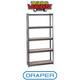 Draper 21659 Draper Expert Heavy Duty Steel Shelving Unit 5 Shelves L920 X W305