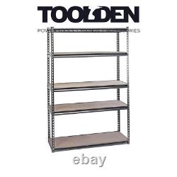 Draper Expert 21663 Heavy Duty Steel Shelving Unit Five Shelves L1220 x W450