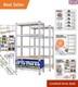 Durable Boltless 5 Tier Garage Shelving Heavy Duty Metal Storage Rack 180x90cm