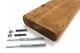 English Oak Floating Shelf Chunky Reclaimed Rustic Style Solid Wood 22cm Deep