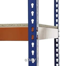 Extra Heavy Duty Racking Shelving Unit 1800mm H x 1800mm W x 600mm D 400kg UDL