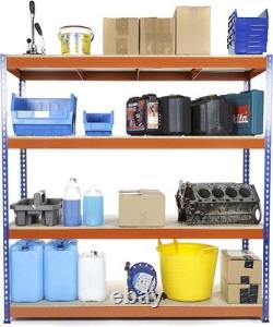 Extra Heavy Duty Racking Shelving Unit 1800mm H x 1800mm W x 600mm D 400kg UDL