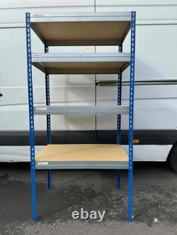 Extra Heavy Duty Racking Shelving Unit 4 Tiers 300KG UDL per Shelf 180/90/60